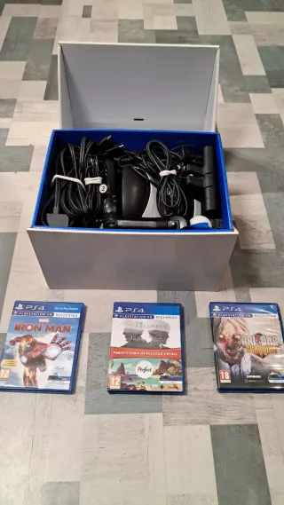 PS4 Pro 1TB + Gafas VR + Cámara + 2 Mandos + Aim C