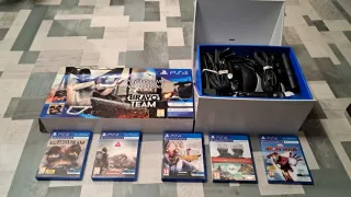 PS4 Pro 1TB + Gafas VR + Cámara + 2 Mandos + Aim C