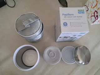 Papillero Saro acero con bolsa