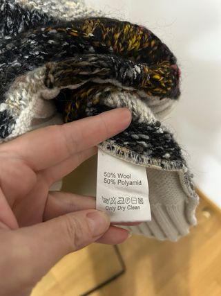 Jersey de cuello alto multicolor