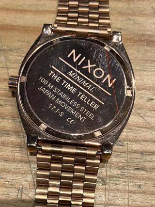 Reloj Time Teller Nixon Gold/Blue