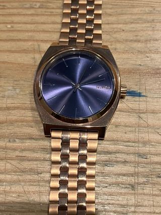 Reloj Time Teller Nixon Gold/Blue