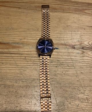 Reloj Time Teller Nixon Gold/Blue