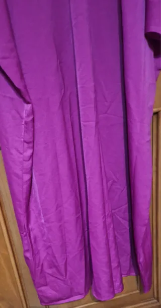 Abito da sera viola curvy