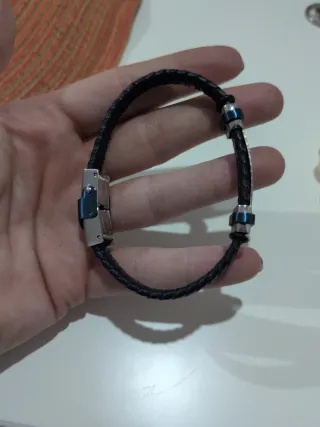 Pulsera Viceroy Hombre Cuero y Acero