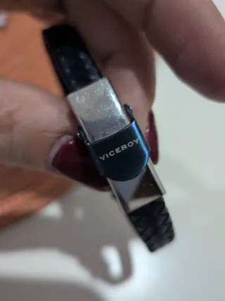 Pulsera Viceroy Hombre Cuero y Acero