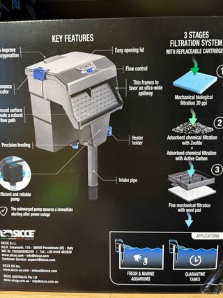 Filtro Sicce Aqua Filtra 40 - Acuario