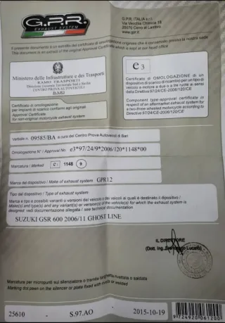 Escape Suzuki GSR600