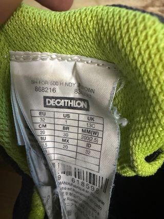 Botas de montaña niño/niña T-32