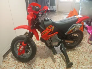 Moto Eléctrica Infantil Roja