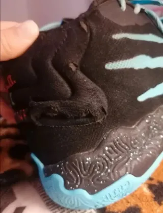 Zapatillas Baloncesto Puma Negras y Turquesa