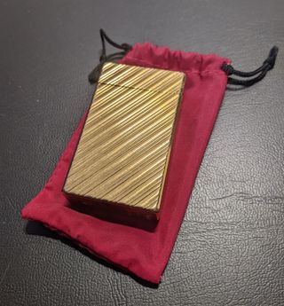 Encendedor Dupont Chapado Oro GP