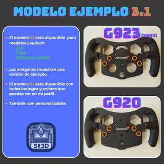 Mod f1 Logitech g29 g920 g923 3.1 Mclaren Neg
