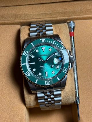 Seiko Mod Submariner Hulk 40mm