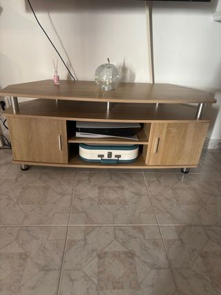 Mueble TV HOMCOM Roble 120cm