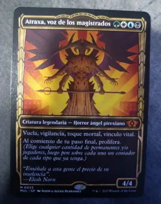 Magic Atraxa, voz de los magistrados