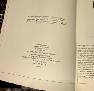 Vogue. Art of the Vogue. Covers 1909-1940