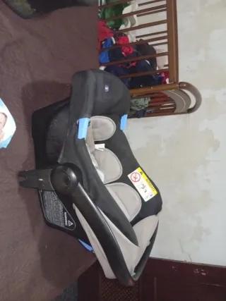 Cuna de carro para bebé y silla de coche