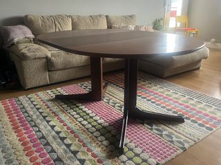 Mesa extensible de teca