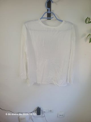 Camiseta Sfera Blanca Estampada Mujer