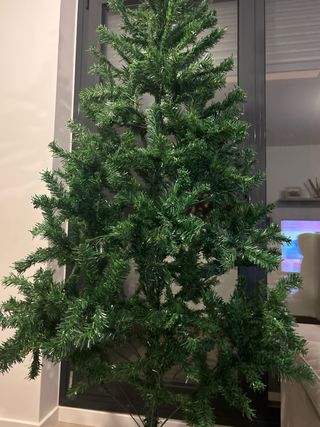 Árbol de Navidad artificial verde