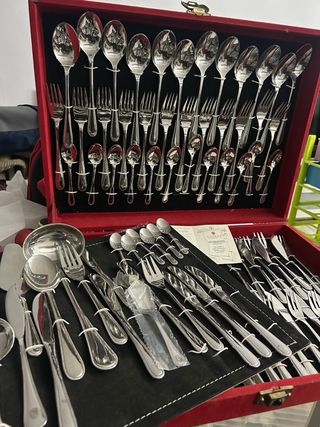 Cubertería de Acero Inoxidable - Set Completo