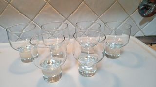 Set 6 Bicchieri Base Alta Vetro