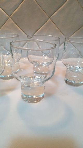 Set 6 Bicchieri Base Alta Vetro