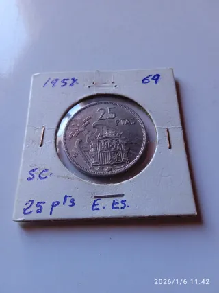 25 pesetas SC.1957-69 Estado Español