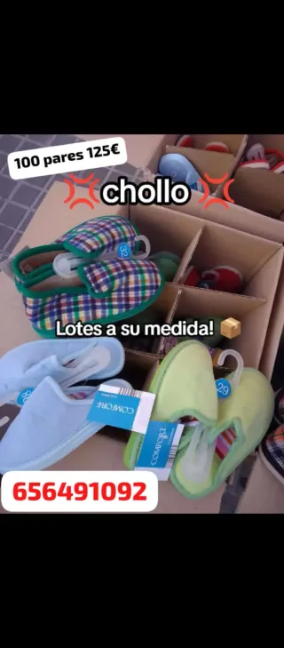 Lotes de zapatillas de estar por casa