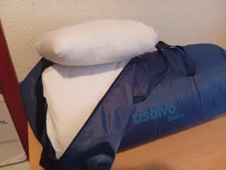 Cuna de viaje portátil con colchoneta