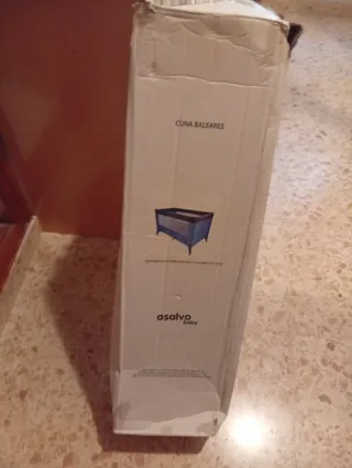 Cuna de viaje portátil con colchoneta