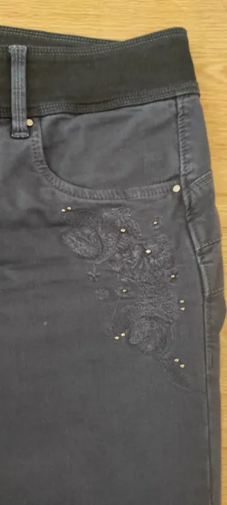 Pantalón pitillo Salsa Jeans azul marino