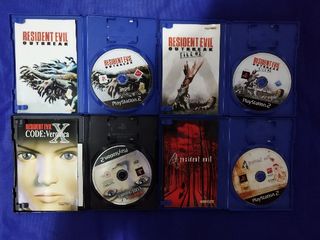 Pack 4 Juegos Resident Evil PS2