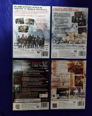 Pack 4 Juegos Resident Evil PS2