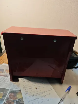 Mini piano Janod rojo vintage