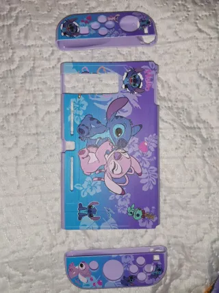 Funda Stitch Nintendo Switch Morada
