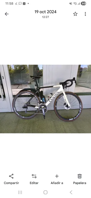 Canyon Ultimate SL CF Ultegra Di2 disc. Sin ruedas