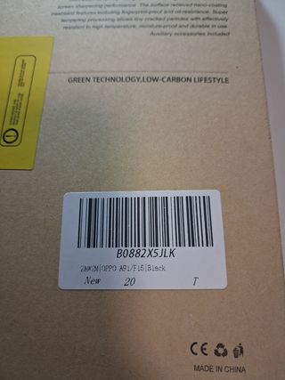 2 Cristales Templados Glass OPPO A91