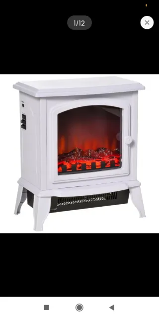 Calefactor Chimenea Eléctrica Llama Realista