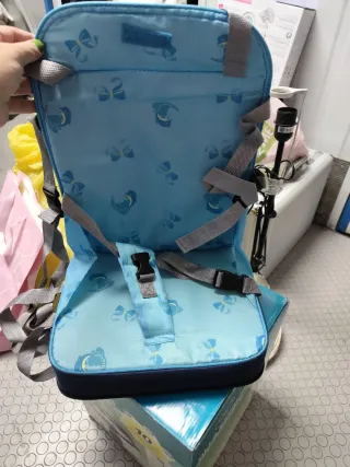 Trona Portátil Infantil Azul