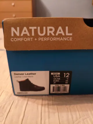 Botas Xero Shoes Barefoot Talla 45 Negras