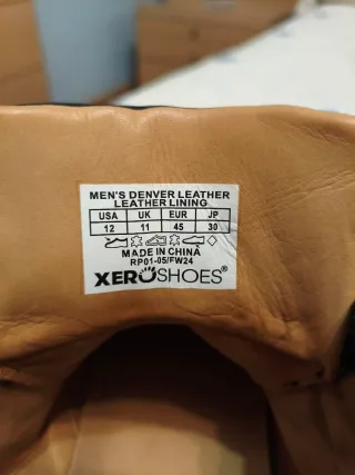 Botas Xero Shoes Barefoot Talla 45 Negras