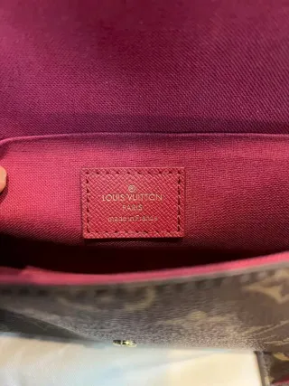 Bolso Louis Vuitton Marrón y Rojo