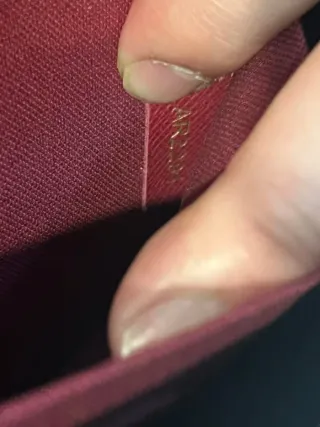 Bolso Louis Vuitton Marrón y Rojo