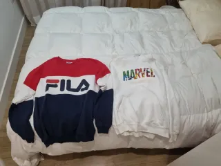 Lote 2 Sudaderas Fila y Marvel