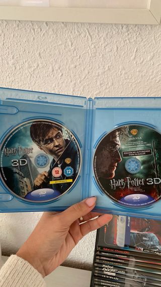 Harry Potter 2 Reliquias Muerte 3D Blu-ray