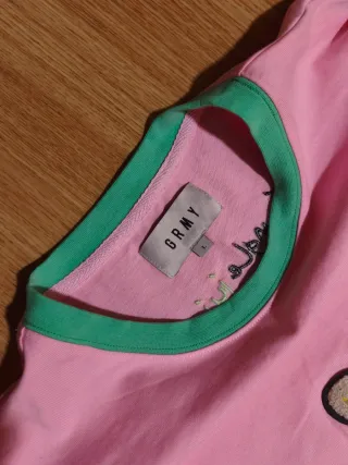 Camiseta Grimey Rosa Plátano Bordado