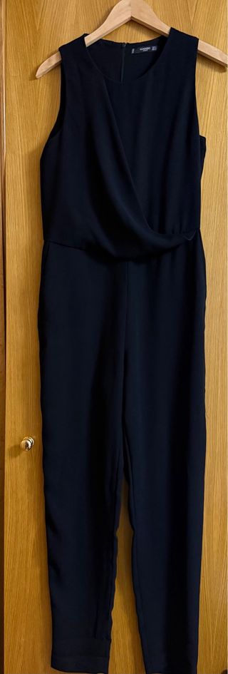 Mono Mango fluido negro talla S