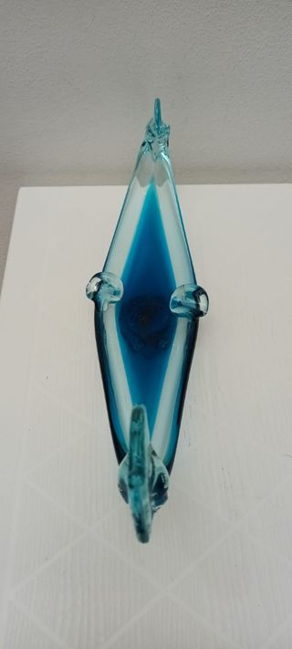 Posacenere Gondola Murano Blu